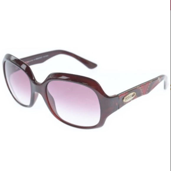 Emilio Pucci Accessories - SALE - Emilio Pucci Sunglasses w/ White Case, Red - 100% Authentic